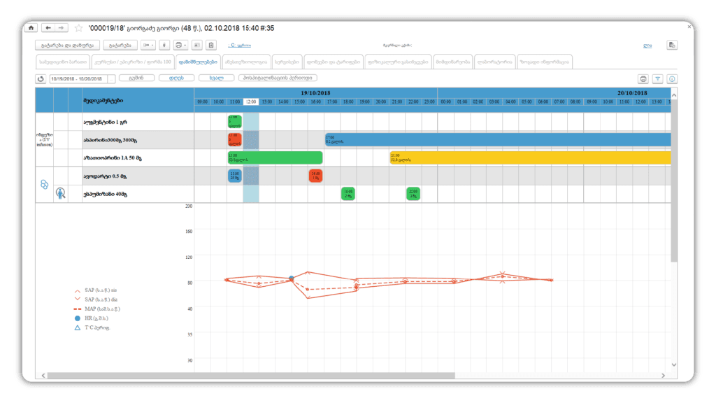 EMR ძირითადი ფუნქციები — Doctra screenshot